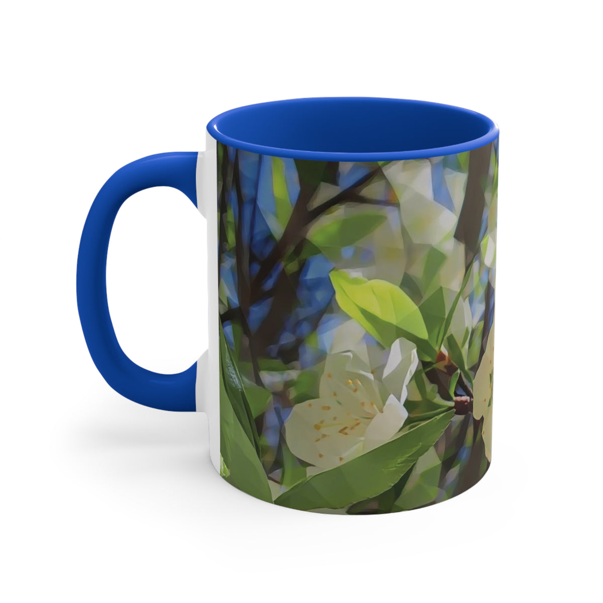 Mug 11oz - Poly Art - Apple's Tree Flower (Variant 1)