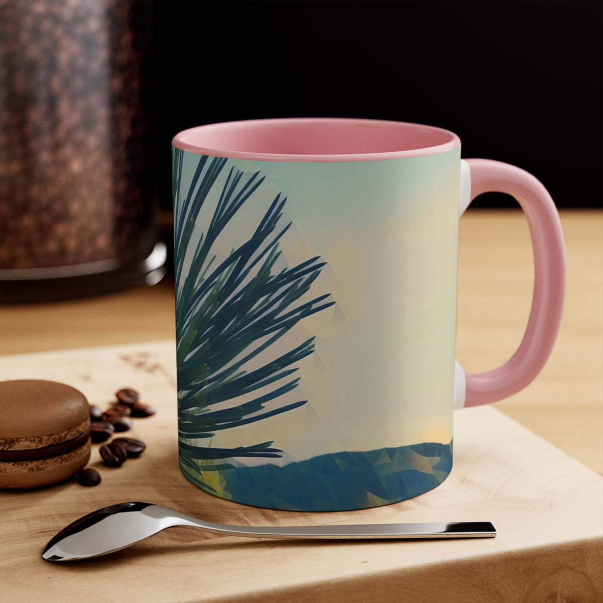 Mug 11oz - Poly Art - Fir Pinecone