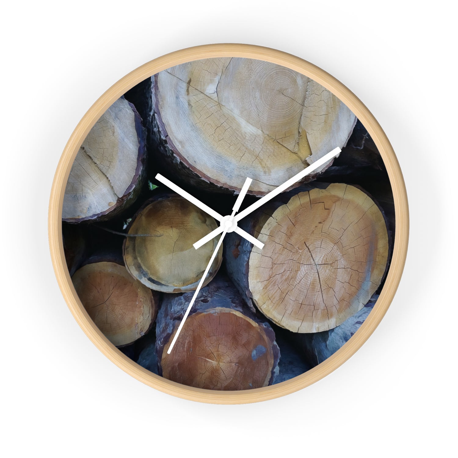Wall Clock - Wooden Trunks (Variant 2)