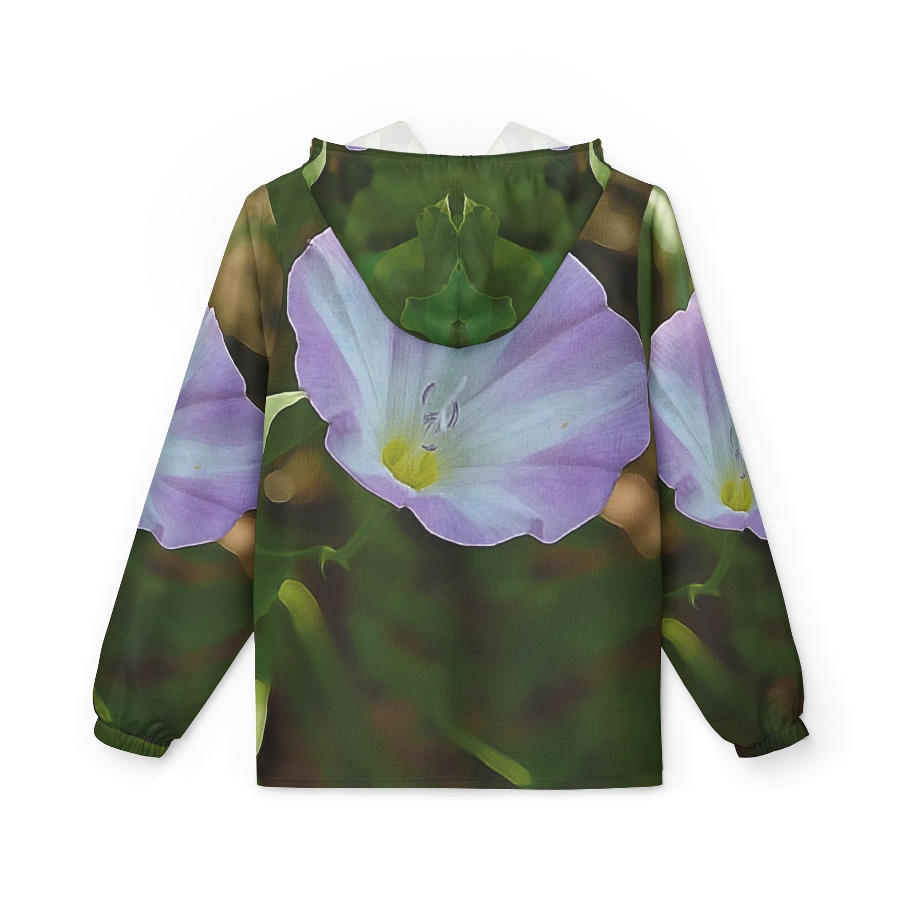Windbreaker Jacket - Flower of Convolvulus Arvensis/Vilucchio