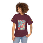 Unisex Heavy Cotton Tee - Poly Art - Apple's Tree Flower (Variant 3)