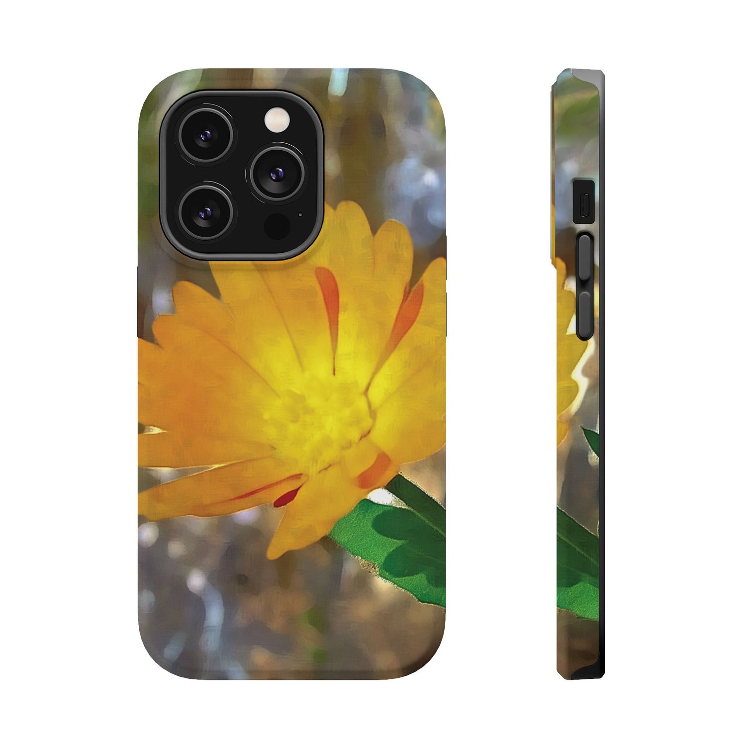 Magnetic Tough Phone Case - Flower of Calendula