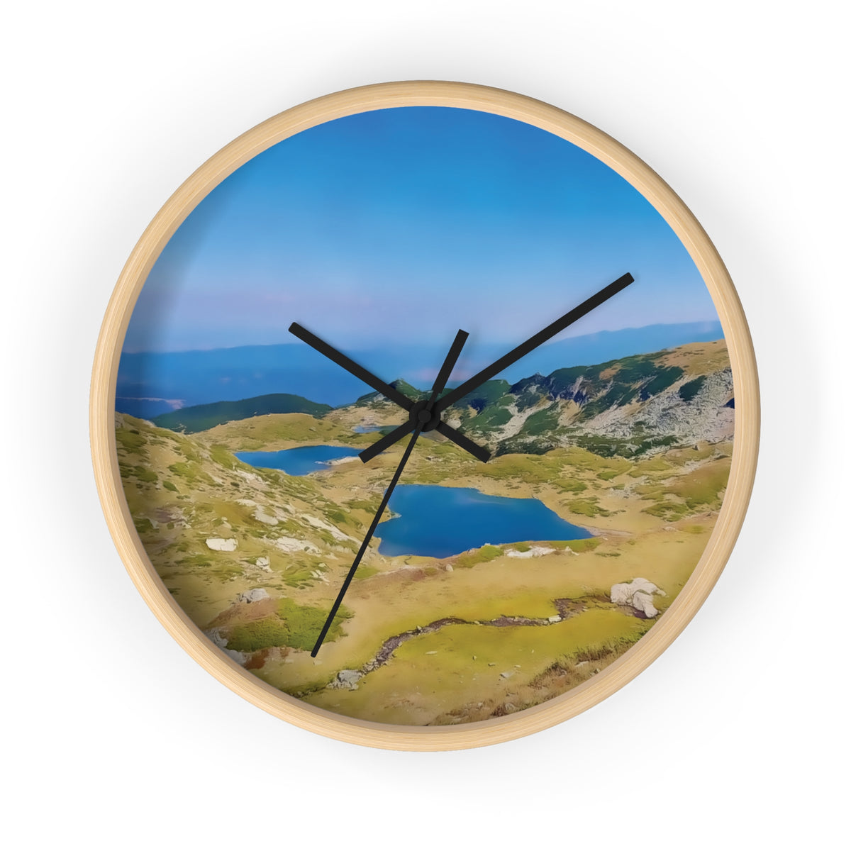 Wall Clock - Rila Lakes, Bulgaria (Variant 1)