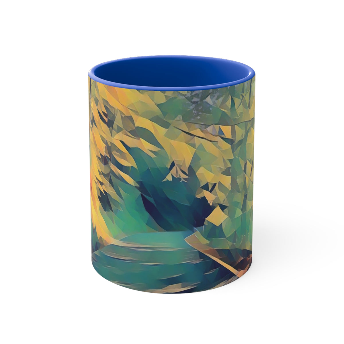 Mug 11oz - Poly Art - Forest (Variant 01)