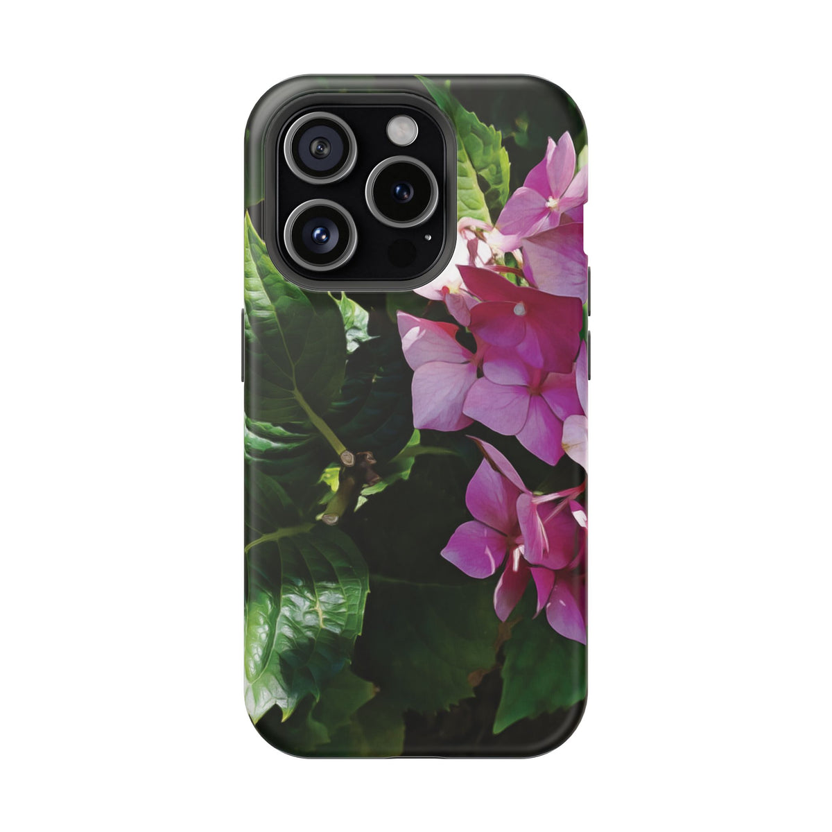 Magnetic Tough Phone Case - Flower of Ortensia/Hydrangea Macrophylla