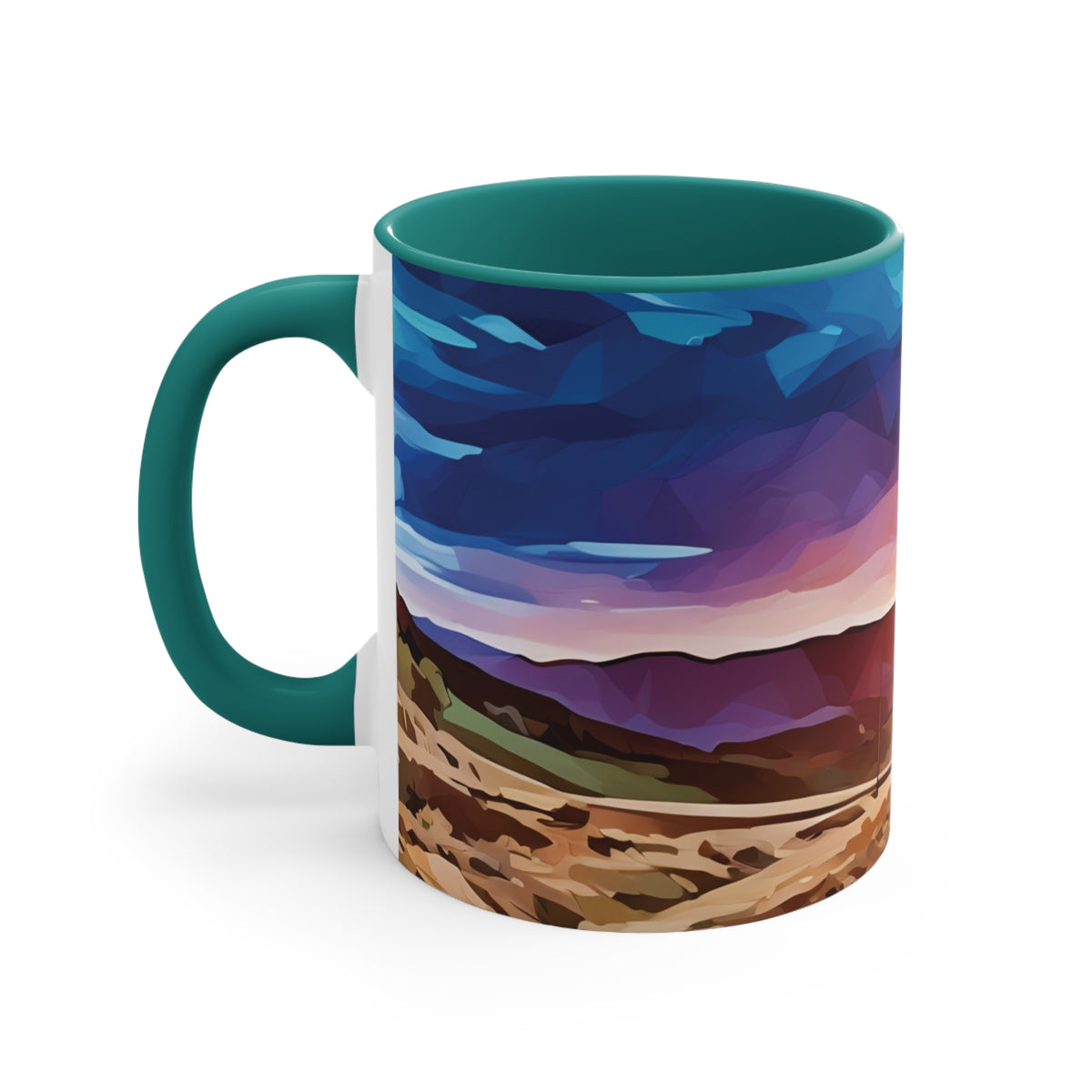 Mug 11oz - Poly Art - Tuscan Landscape (Variant 2)