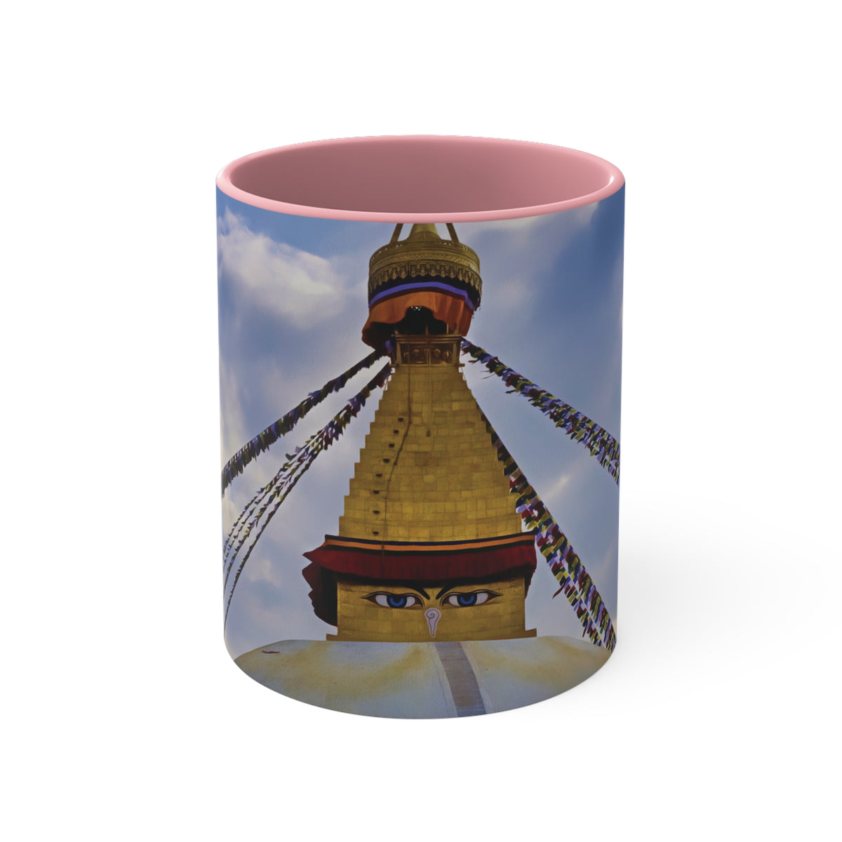 Mug 11oz - Nepal, Stupa with Buddha's Eyes (Variant 5)