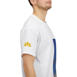 Unisex Heavy Cotton Tee - Nepal, Buddha's Eyes (Variant 1)