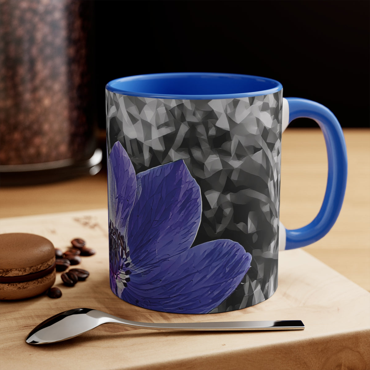 Mug 11oz - Poly Art - Flower of Anemone