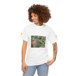 Unisex Heavy Cotton Tee - Poly Art - Flower of Lotus (Variant 3)