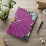 Hardcover Notebook with Puffy Covers - Flower of Dahlia