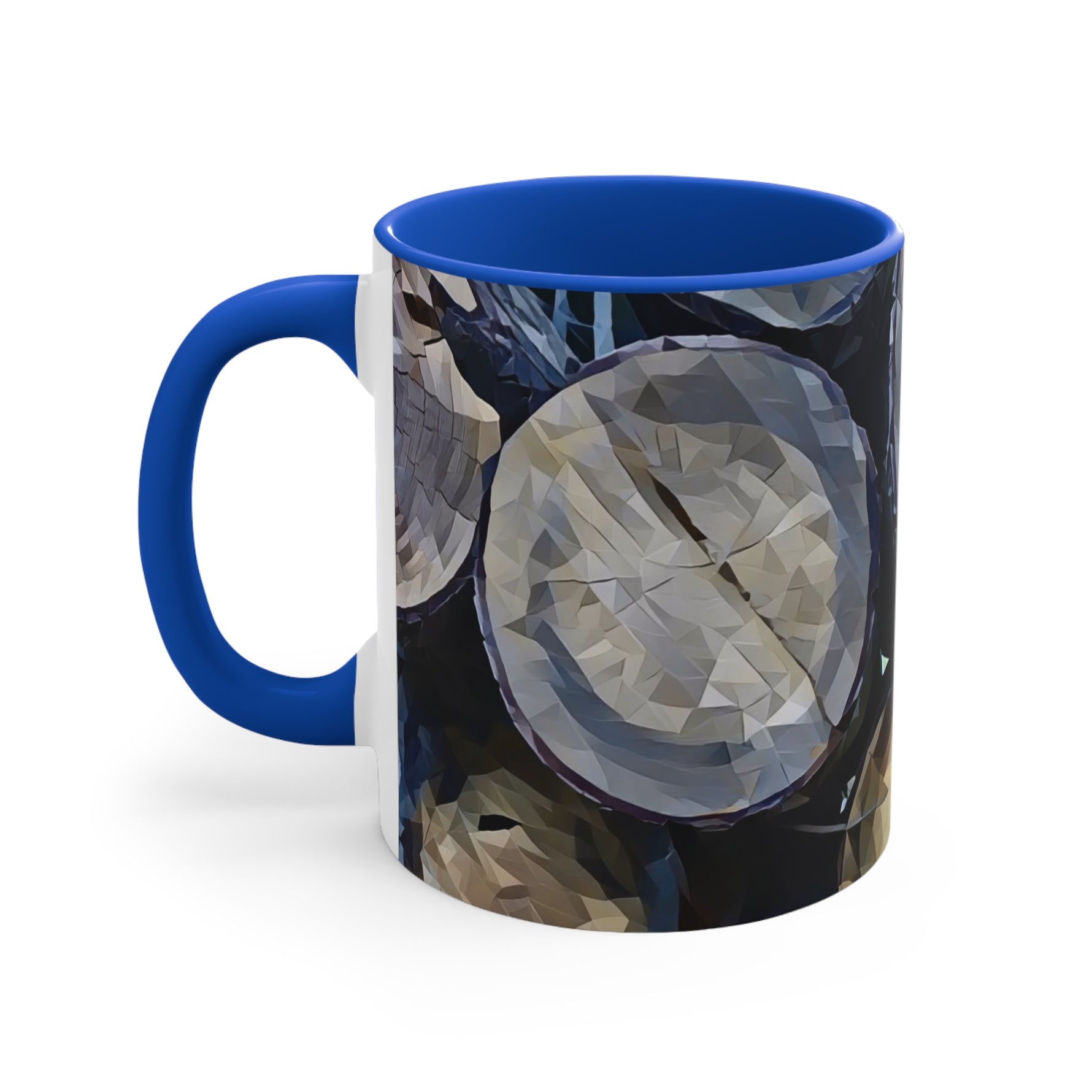 Mug 11oz - Poly Art - Wooden Trunks (Variant 1)