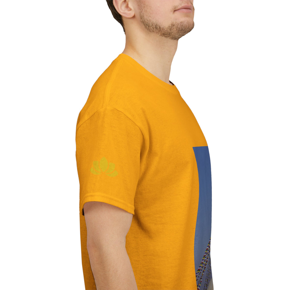 Unisex Heavy Cotton Tee - Nepal, Buddha's Eyes (Variant 3)