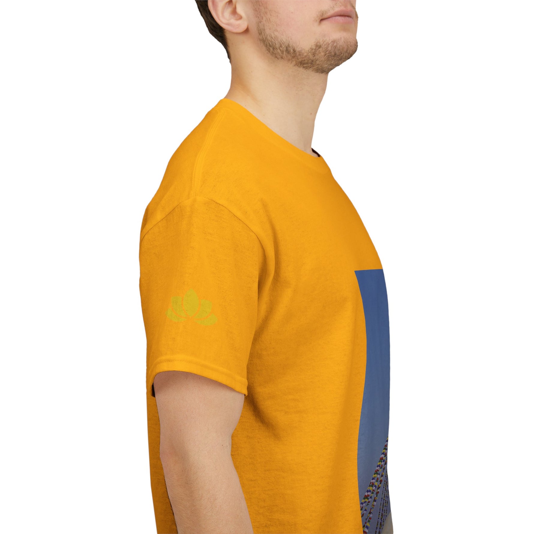 Unisex Heavy Cotton Tee - Nepal, Buddha's Eyes (Variant 3)