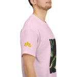 Unisex Heavy Cotton Tee - Flower of Ortensia/Hydrangea Macrophylla