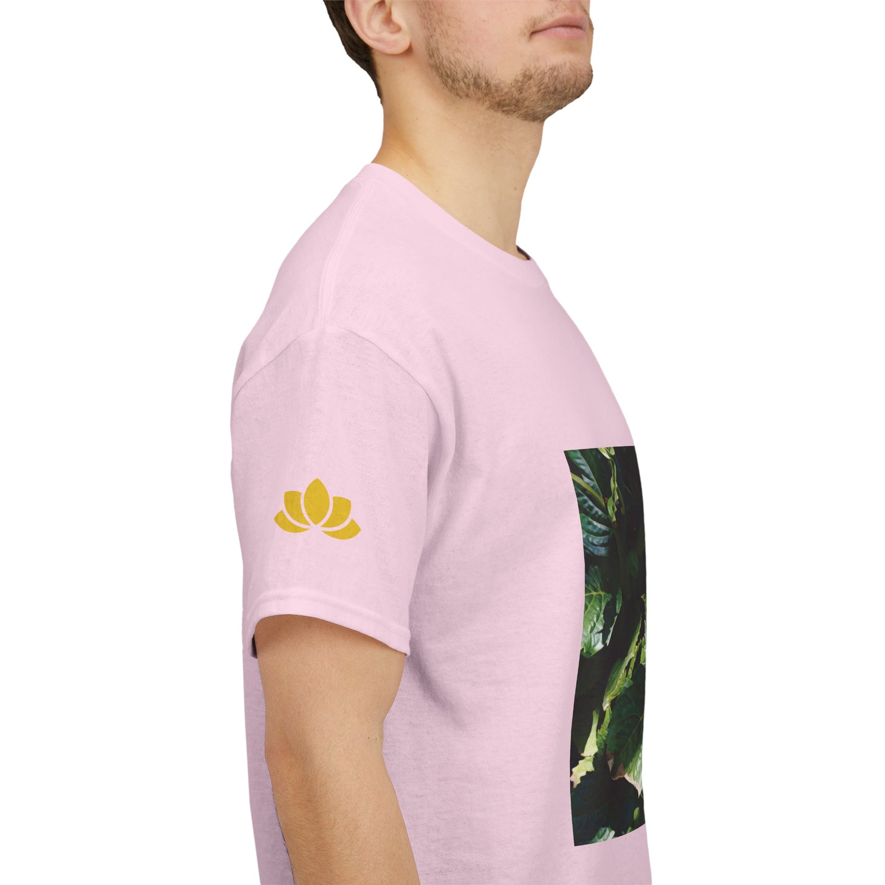 Unisex Heavy Cotton Tee - Flower of Ortensia/Hydrangea Macrophylla