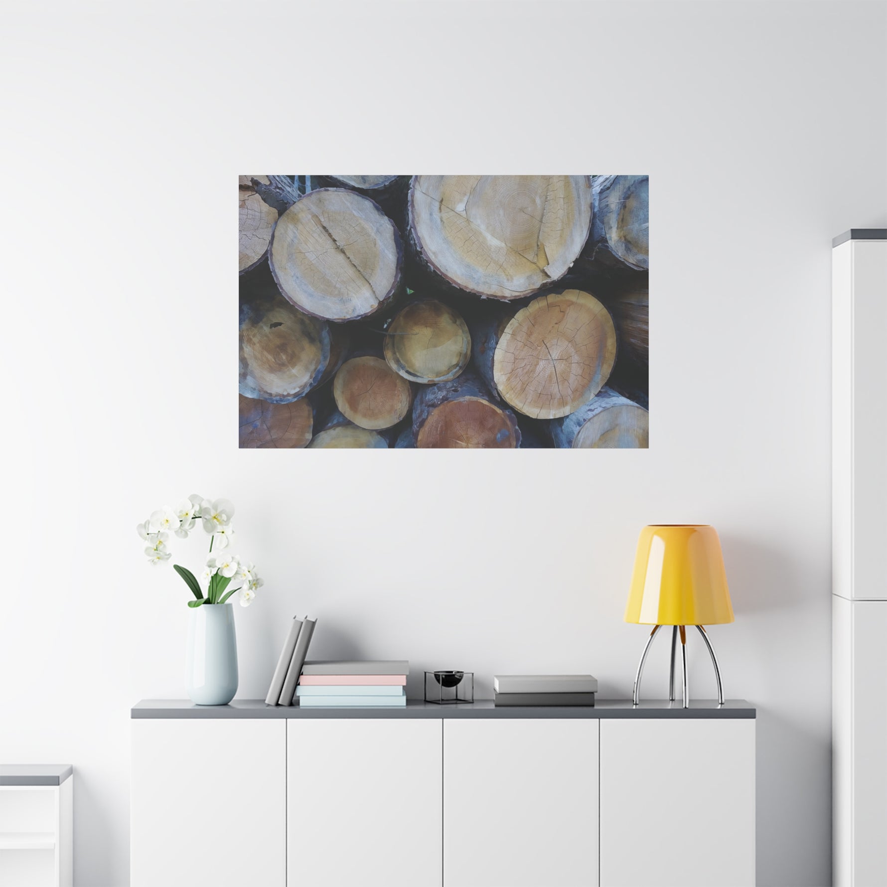 Stretched Matte Canvas - Wooden Trunks (Variant 2)