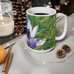 Ceramic White Cup 15oz - Flower of Anemone