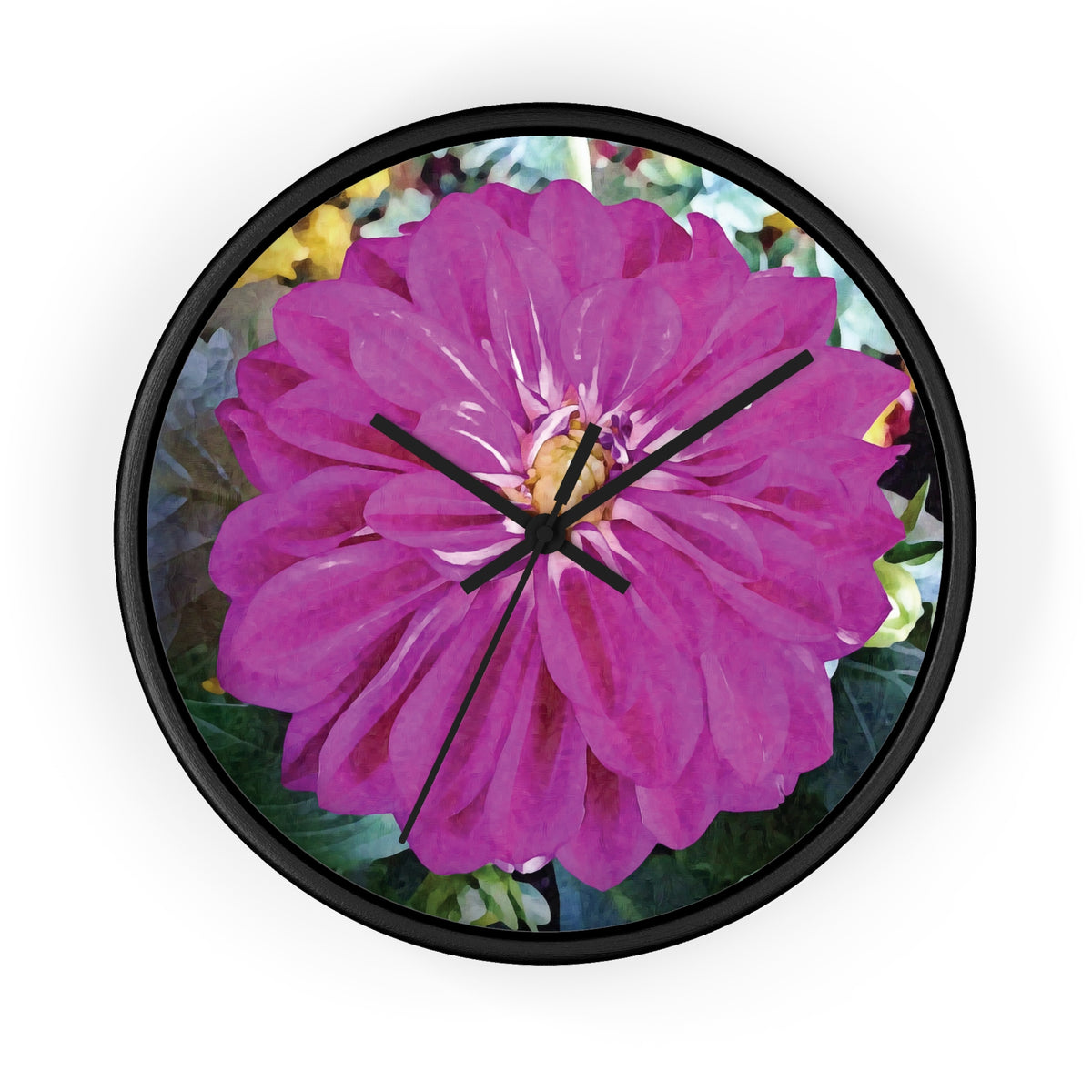 Wall Clock - Flower of Dahlia