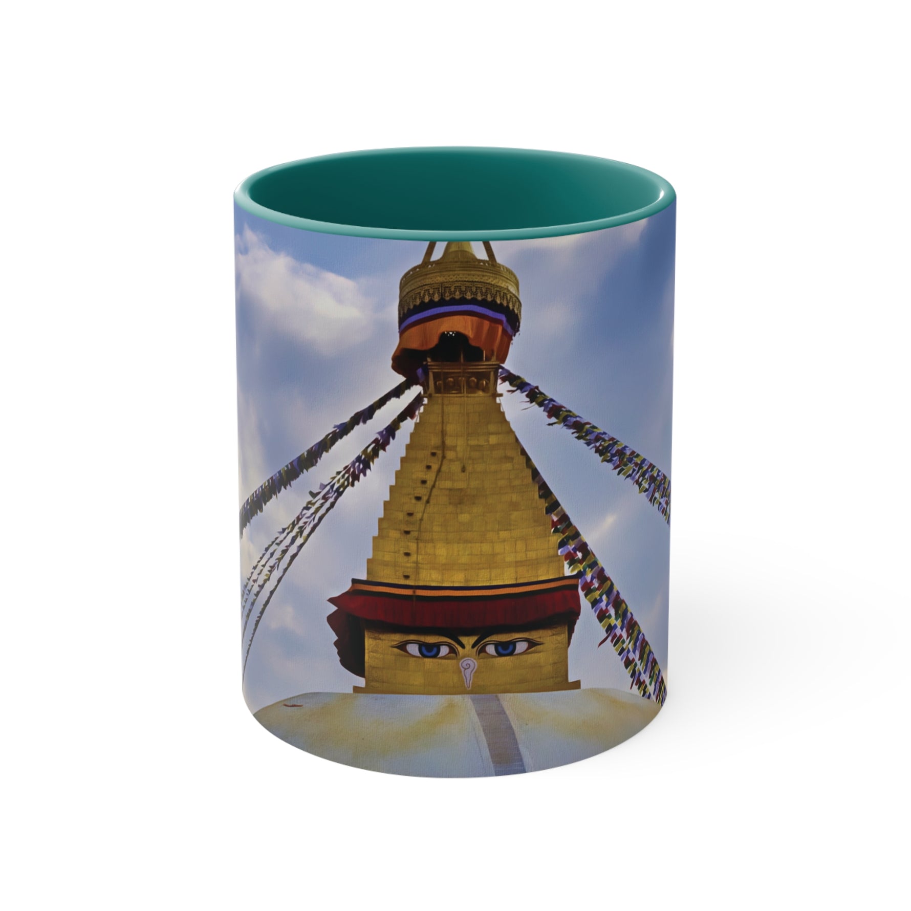Mug 11oz - Nepal, Stupa with Buddha's Eyes (Variant 5)