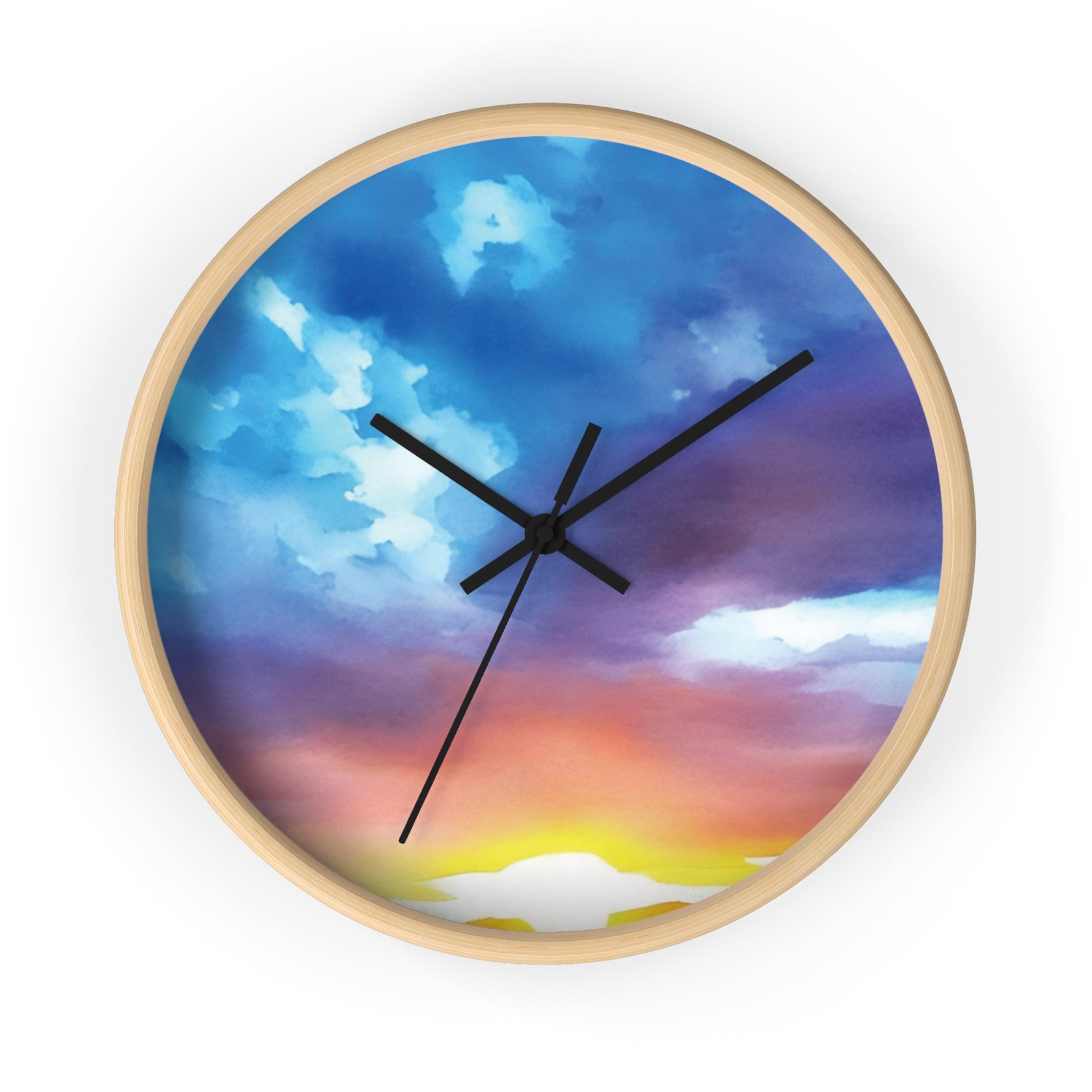 Wall Clock - Sunset Sky (Variant 1)
