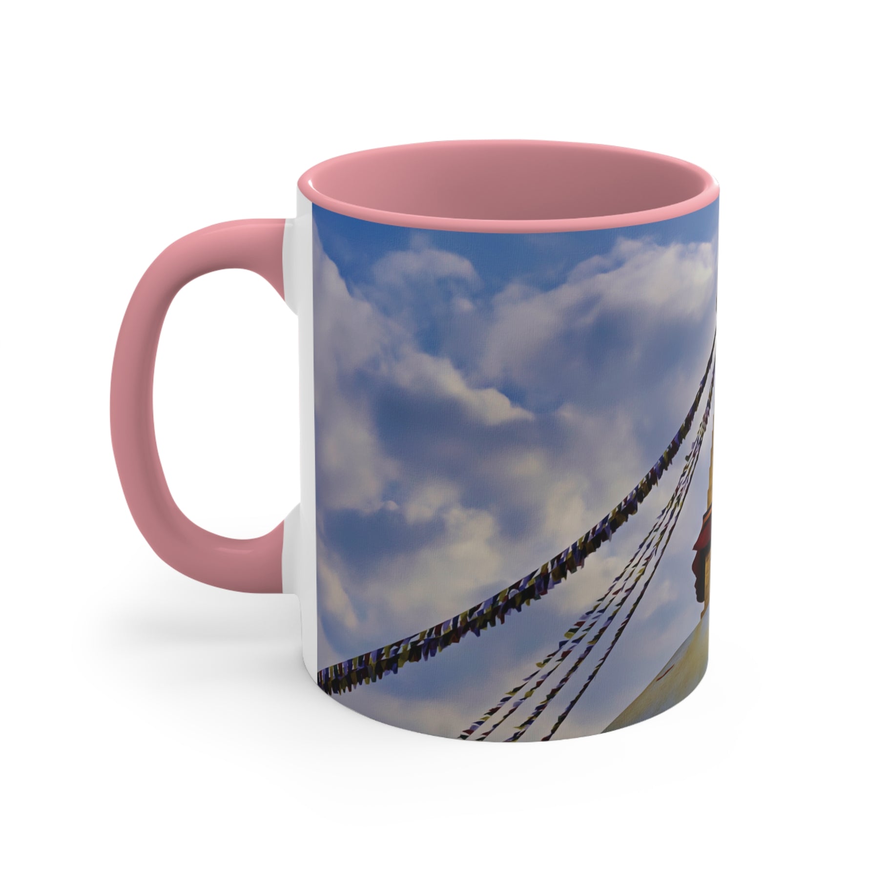 Mug 11oz - Nepal, Stupa with Buddha's Eyes (Variant 5)