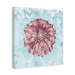 Stretched Matte Canvas - Poly Art - Flower of Dahlia (Variant 2)
