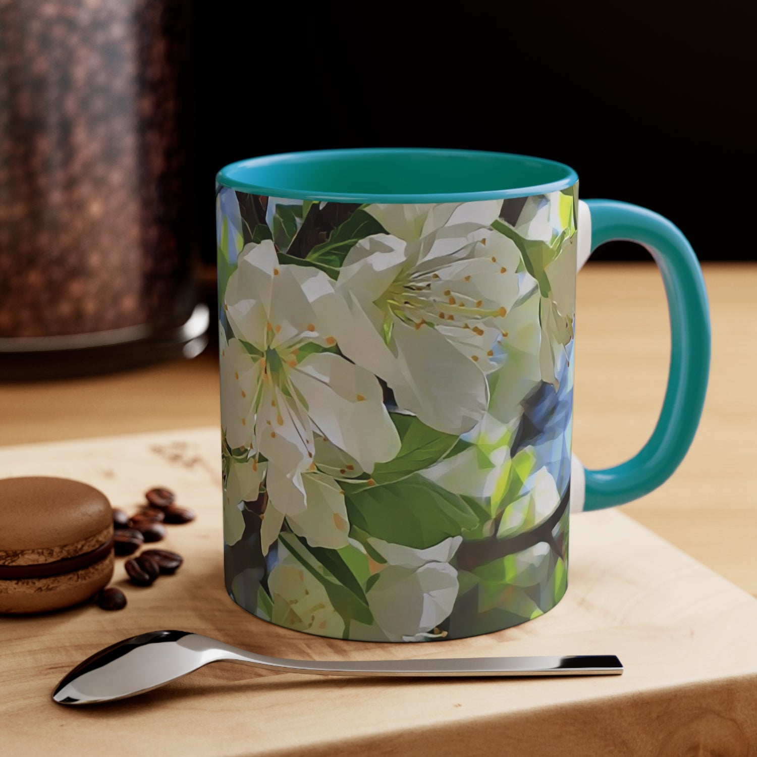 Mug 11oz - Poly Art - Apple's Tree Flower (Variant 1)