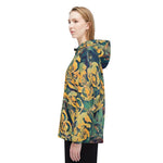 Windbreaker Jacket - Poly Art - Flower of Euphorbia Helioscopia