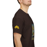 Unisex Heavy Cotton Tee - Poly Art - Fir Pinecone