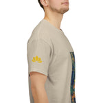 Unisex Heavy Cotton Tee - Poly Art - Apple's Tree Flower (Variant 2)