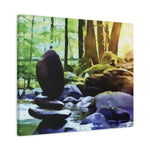 Stretched Matte Canvas - Stone Balance (Variant 2)