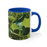 Mug 11oz - Fig's Plant, with Fruits and Leaves