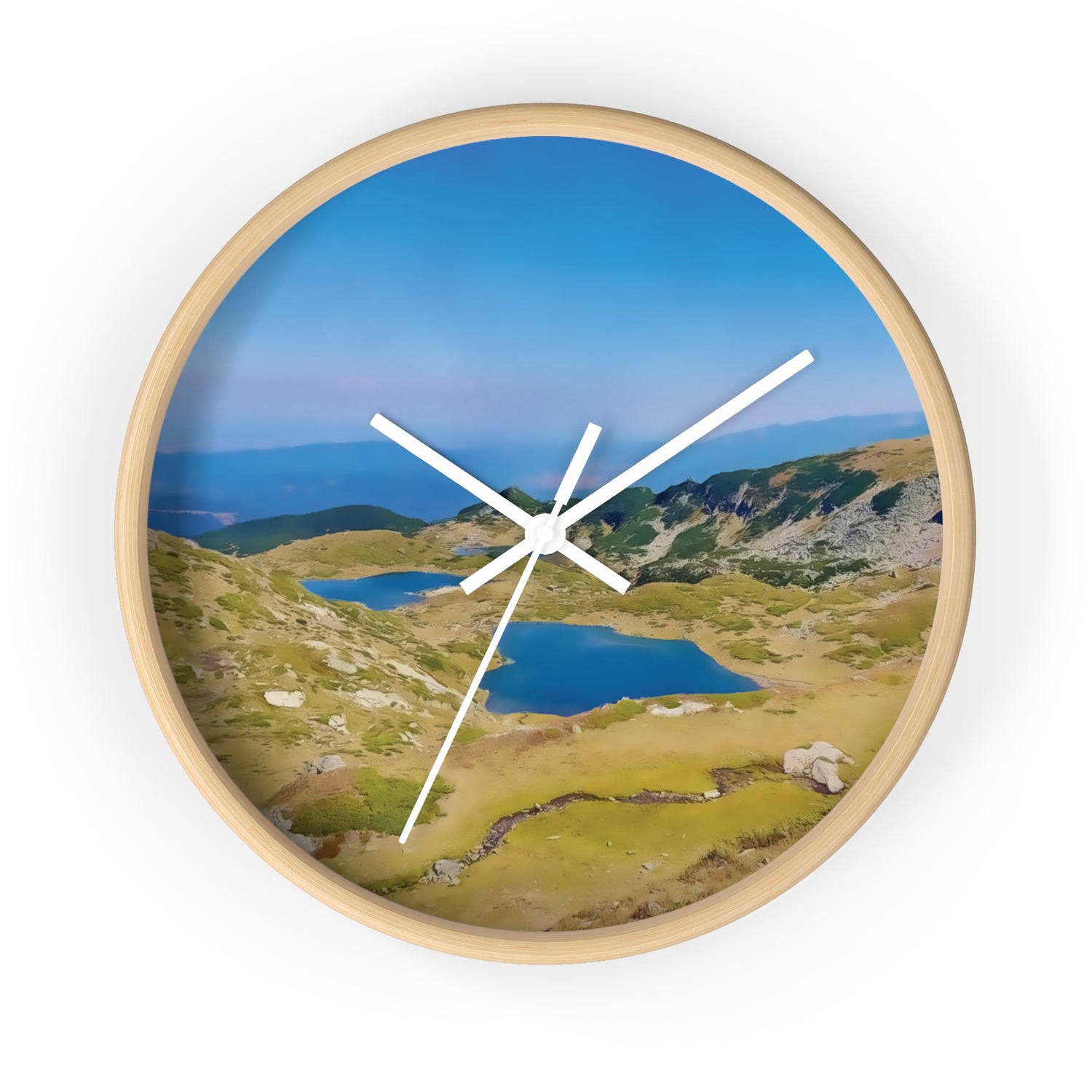 Wall Clock - Rila Lakes, Bulgaria (Variant 1)