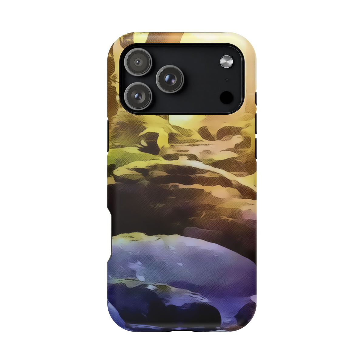 Magnetic Tough Phone Case - Golden Reflections (Variant 2)