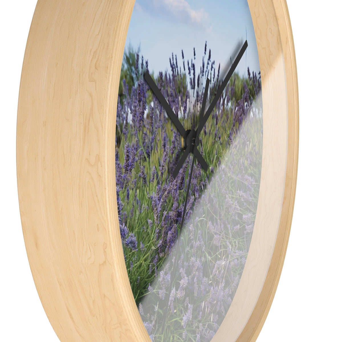 Wall Clock - Flower of Lavender (Variant 1)
