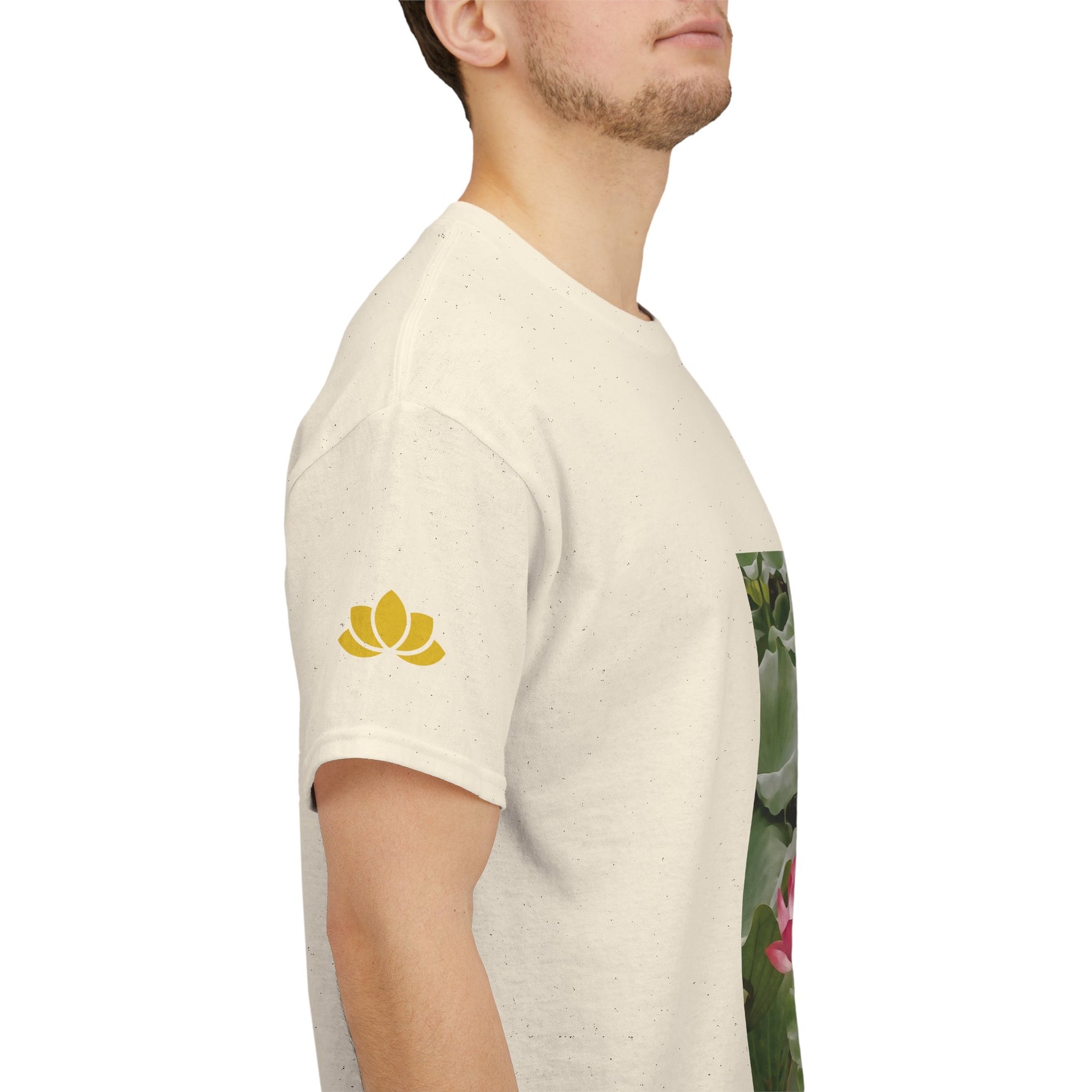 Unisex Heavy Cotton Tee - Flower of Lotus (Variant 1)