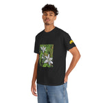 Unisex Heavy Cotton Tee - Poly Art - Flower of Ornithogalum (Variant 1)