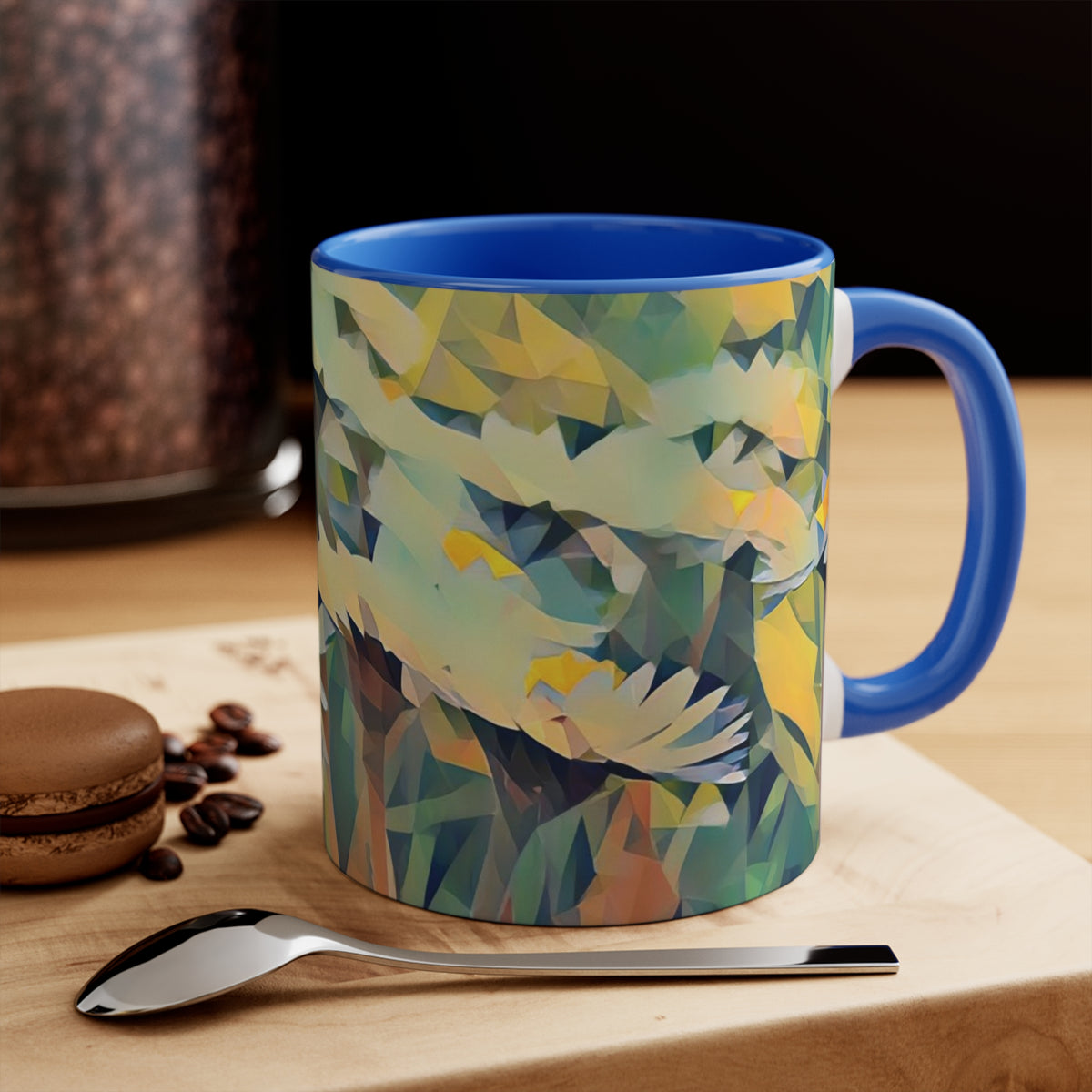 Mug 11oz - Poly Art - Flower of Daisies (Variant 02)