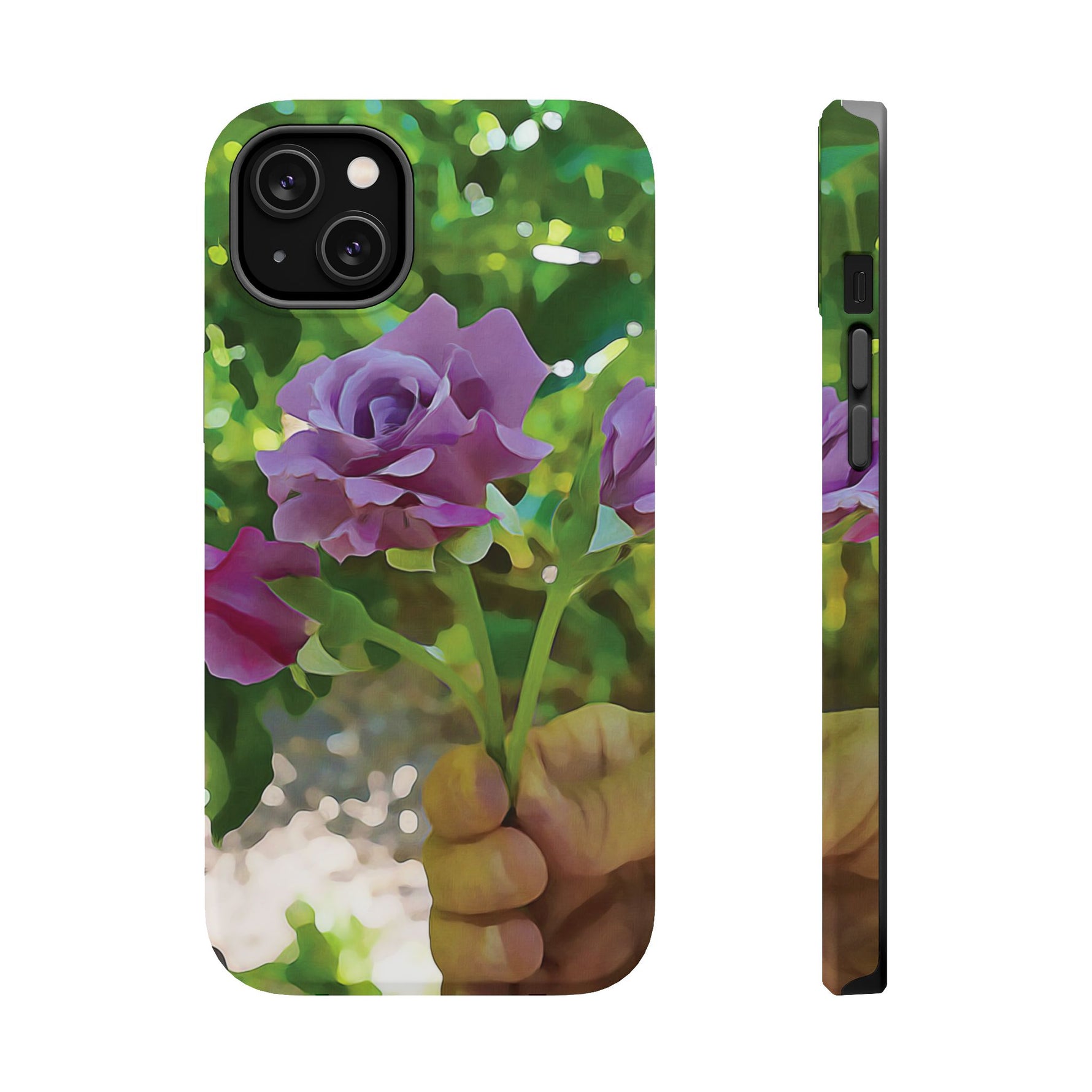Magnetic Tough Phone Case - Flower of Rose, Small Bouquet