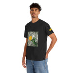 Unisex Heavy Cotton Tee - Poly Art - Flower of Calendula (Variant 1)