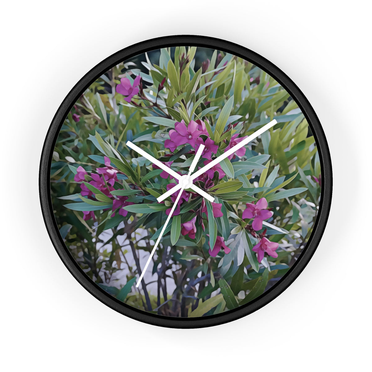 Wall Clock - Flower of Oleander