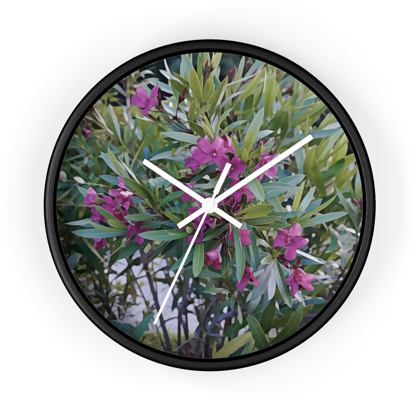 Wall Clock - Flower of Oleander