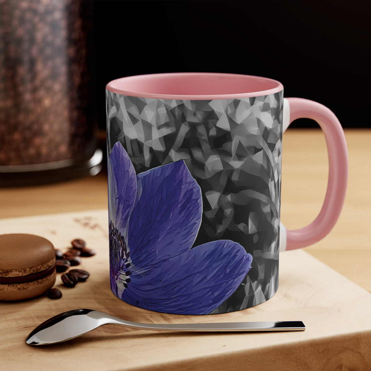 Mug 11oz - Poly Art - Flower of Anemone