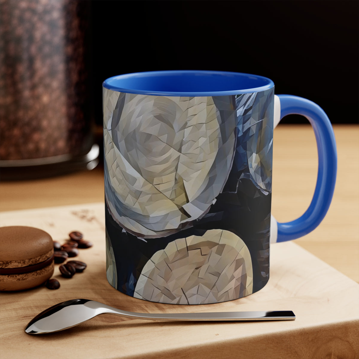 Mug 11oz - Poly Art - Wooden Trunks (Variant 1)