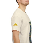 Unisex Heavy Cotton Tee - Poly Art - Flower of Ornithogalum (Variant 2)