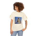 Unisex Heavy Cotton Tee - Nepal, Buddha's Eyes (Variant 6)