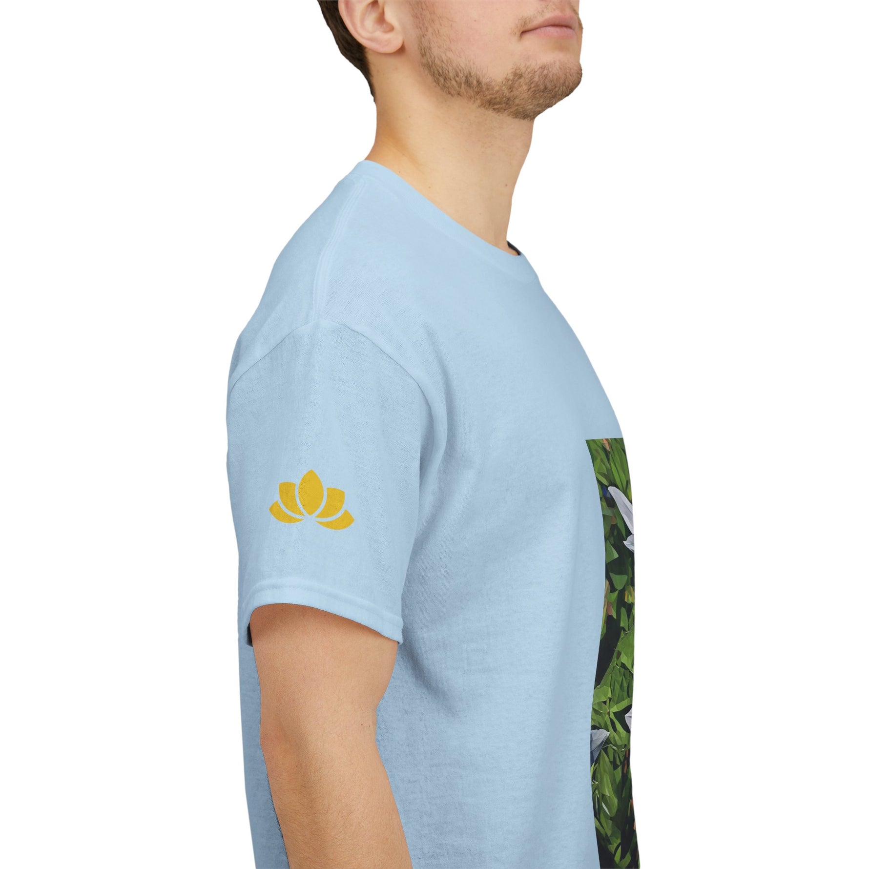 Unisex Heavy Cotton Tee - Poly Art - Flower of Ornithogalum (Variant 1)