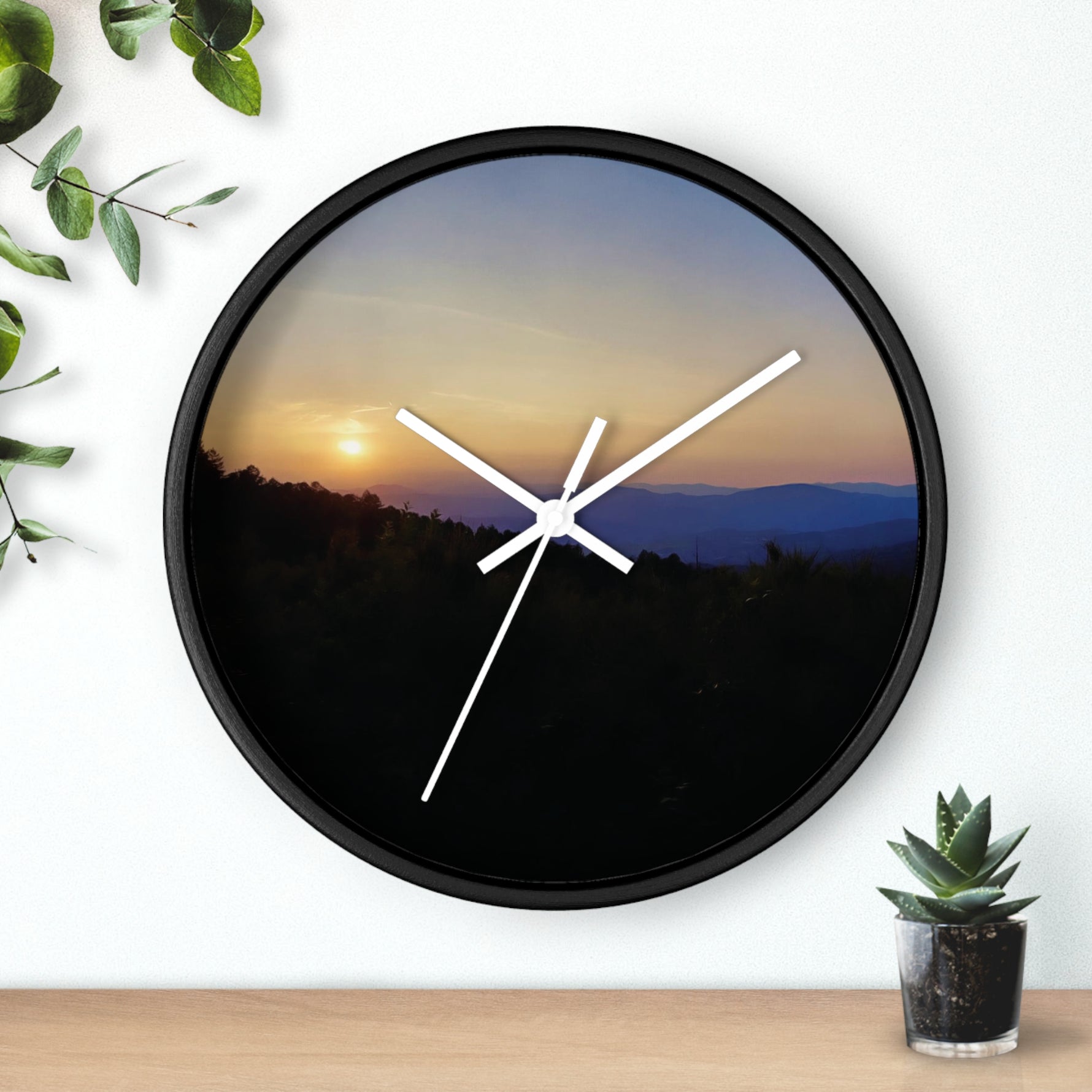 Wall Clock - Sunset Sky (Variant 2)