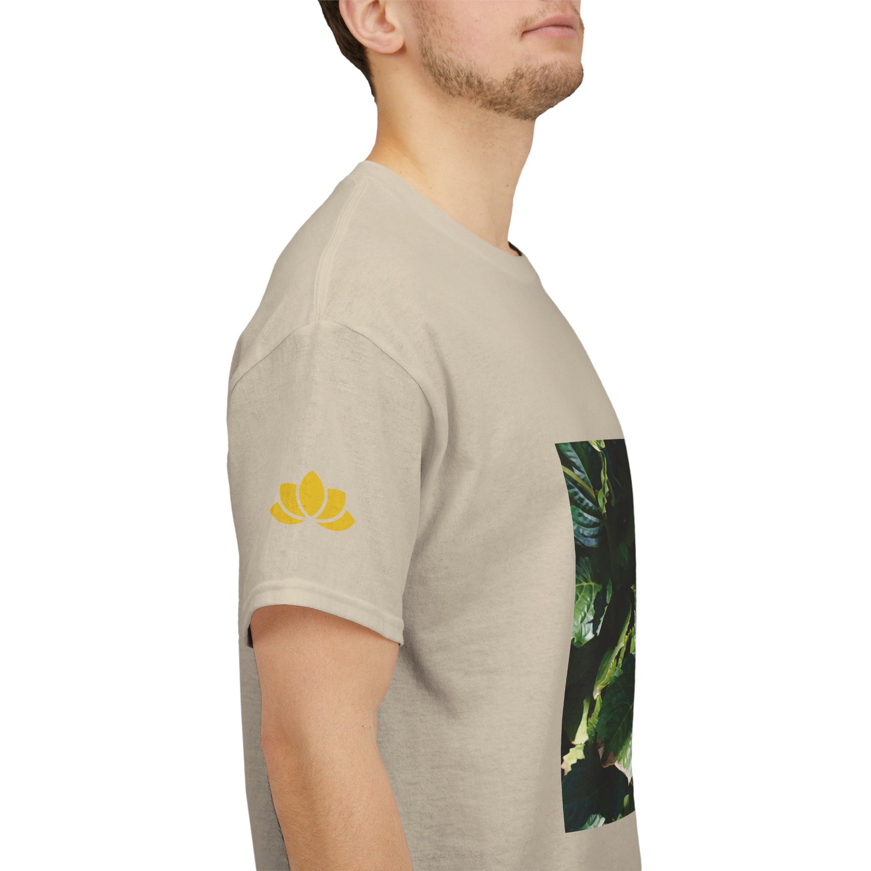 Unisex Heavy Cotton Tee - Flower of Ortensia/Hydrangea Macrophylla